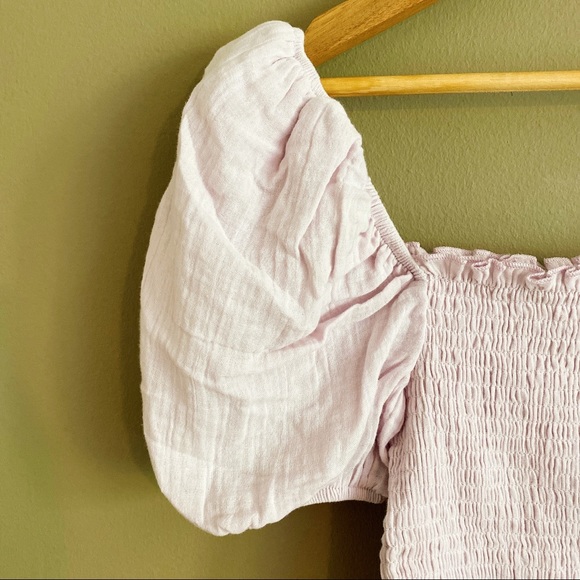 Donated! Socialite Nordstrom puff sleeve smocked top - Picture 5 of 6